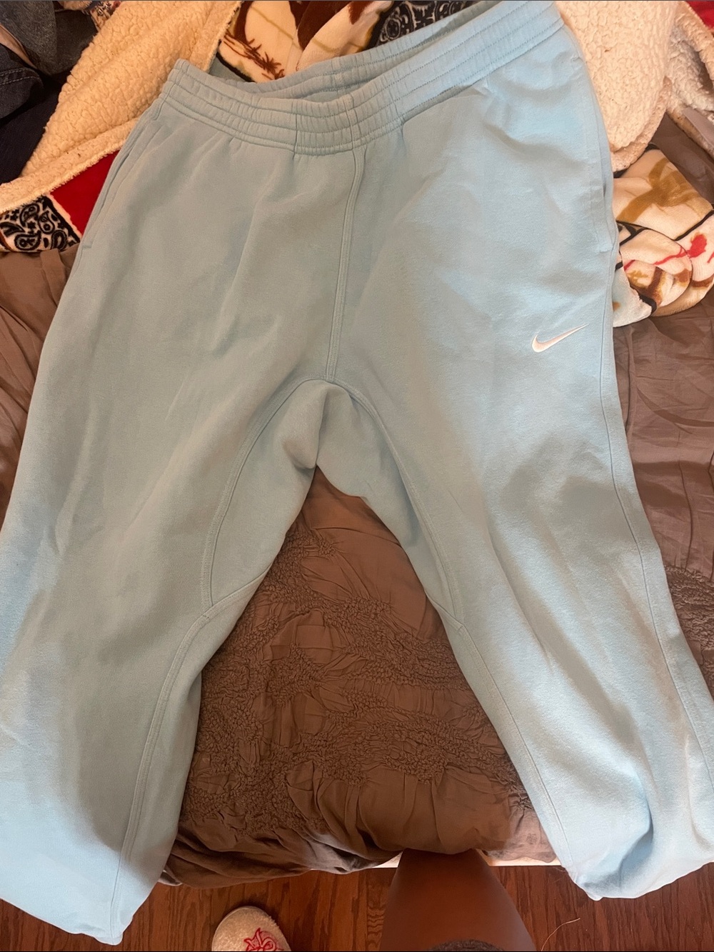Nike men’s Pastel Blue Jogger Sweatpants